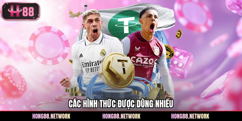 Các hình thức được dùng nhiều